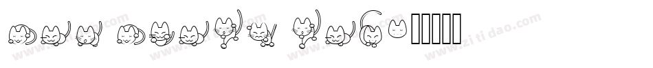 bad black cat字体转换